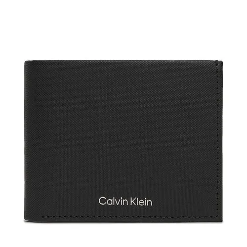 Большой мужской кошелек Calvin Klein CK Must Bifold 5cc с монетой K50K511381 CK Black Pique BEH