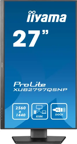 Monitor IIYAMA ProLite XUB2797QSNP-B1 27" 2560x1440px IPS 100Hz 1 ms [MPRT] + Norton Small Business