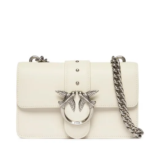 Pinko dragoste un mini sac c AI 23-24 PLTT 100058 A0f1 Bianco Seta / vechi Z140