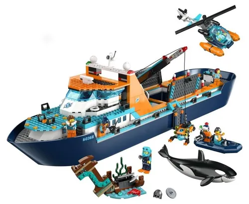 Lego City 60368 Arctic Explorer'ın teknesi