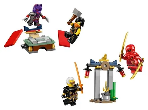 LEGO Ninjago 30650 Bitwa Kaia i Raptona w świątyni & Turniejowy teren szkoleniowy