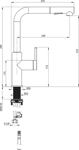 Bateria DEANTE Momi BKM D73M Titanium