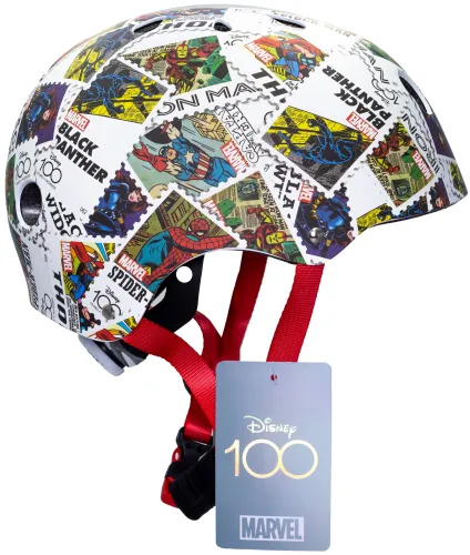Kask DISNEY Marvel Stamps D100 Wielokolorowy dla Dzieci (rozmiar M)