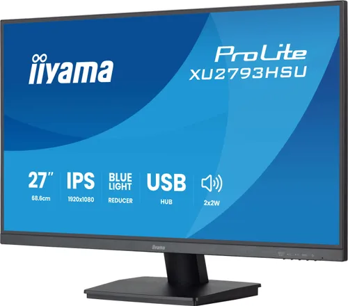 Monitor IIYAMA ProLite XU2793HSU-B7 27" 1920x1080px IPS 100Hz 1 ms [MPRT]