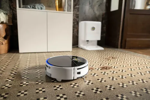 Robot sprzątający Karcher RVF 7 Comfort 1.269-690.0 Funkcja mopowania Stacja oczyszczająca Tworzenie mapy pomieszczenia 82dB Funkcje AI