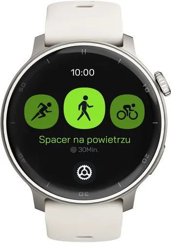 Smartwatch STELIO Activ AI GPS 46mm Srebrny