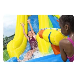 Dmuchany plac zabaw Bestway XXL dla dzieci zjeżdżalnia 435x286x267 cm