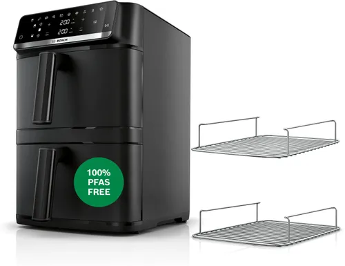 Air Fryer Frytkownica beztłuszczowa BOSCH Serii 6  MAFD661B4 12l z podwójnym koszem