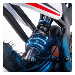 Motor cross spalinowy dla dzieci 49CC swiatła e-start 35km/h motocykl mini