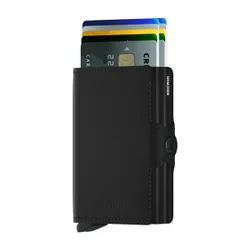 Portfel kieszonkowy RFID Secrid Twinwallet Matte - black