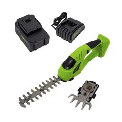 Nożyce do żywopłotu / trawy GREENSO UAO011 20V + Akumulator GREENSO UAO002 4.0 Ah 20V + Ładowarka GREENSO UAO003