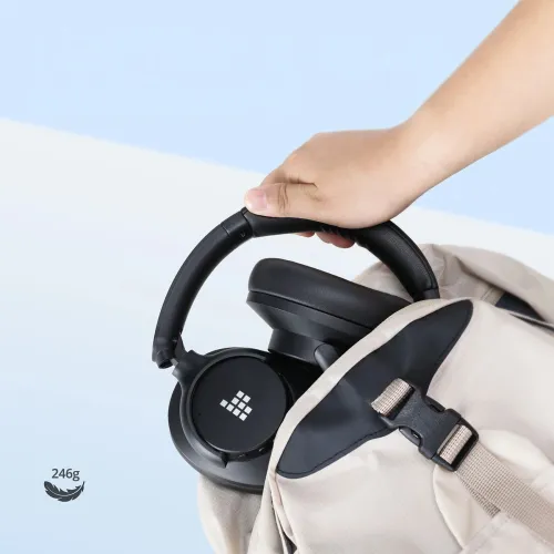 Słuchawki bezprzewodowe Tronsmart Sounfii Q20S Hybrid ANC Nauszne Bluetooth 5.3 Czarny