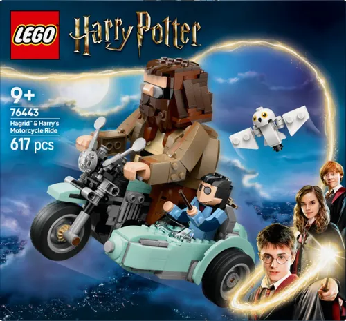 LEGO Klocki Harry Potter 76443 Przejażdżka motocyklowa Hagrida i Harry'ego