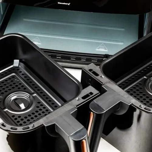 Air Fryer Frytkownica beztłuszczowa KLAUSBERG KB-7589 9.5l z podwójnym koszem 11 automatycznych programów