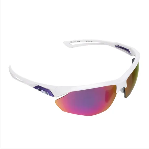 Okulary przeciwsłoneczne Alpina Nylos HR white/ purple/ purple mirror
