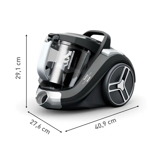 Tefal Compact Power XXL Total Clean, odkurzacz bezworkowy, 900 W, filtracja, 2,5 l