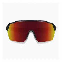 Okulary przeciwsłoneczne Smith Shift Split MAG black/chromapop red mirror/clear