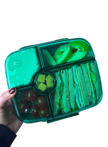 Lunchbox głęboki 5-komorowy Yumbox Go Bento Box - lima green