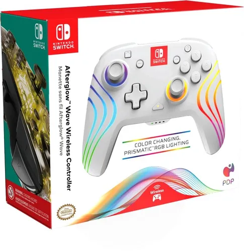 PDP Afterglow Wave Pad для Nintendo Switch-беспроводной-белый