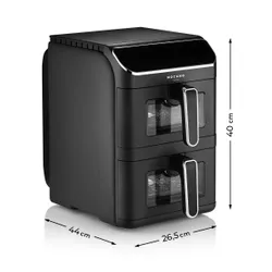 Air Fryer Frytkownica beztłuszczowa MOZANO AirTower Duo 11l z podwójnym koszem 12 automatycznych programów