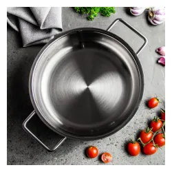FISSLER Pure Collection 24 cm - patelnia ze stali nierdzewnej