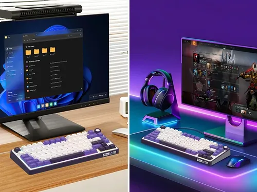 Klawiatura ROYAL KLUDGE R75 Blackberry Mousse K Silver Switch