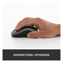 Myszka Logitech M185 Czarno-niebieski