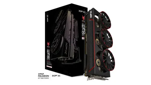 Karta graficzna XFX Mercury Radeon RX 7900 XTX Magnetic Air Gaming 24GB GDDR6 384bit FSR