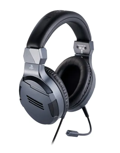 Słuchawki przewodowe z mikrofonem BigBen PS4 Gaming Headset V3 Nauszne Szary