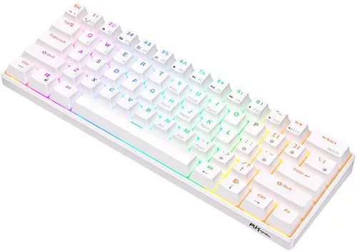 Klawiatura ROYAL KLUDGE RK61 RGB Red Switch Biały