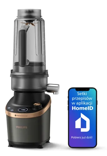 Blender kielichowy PHILIPS Flip&Juice HR3770/10 z modułem sokowirówki + 2 bidony w komplecie