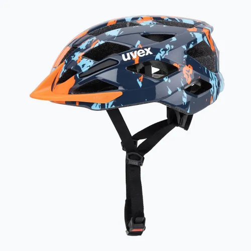 Kask rowerowy dziecięcy UVEX Air Wing 2 papaya/bubble blue