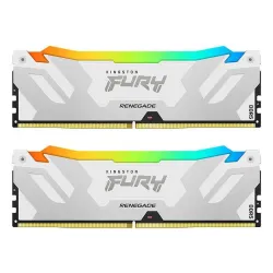 Pamięć RAM Kingston FURY Renegade RGB DDR5 48GB (2 x 24GB) 8400 CL40 Biało-srebrny