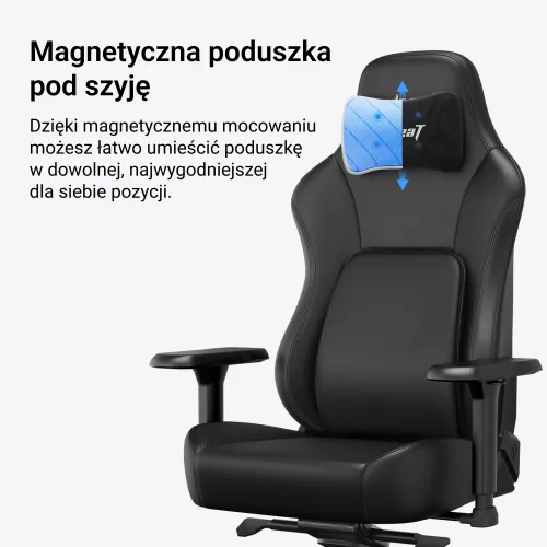 Fotel Anda Seat Phantom 4 L Pro Gray Fabric Gamingowy do 100kg Tkanina Szary