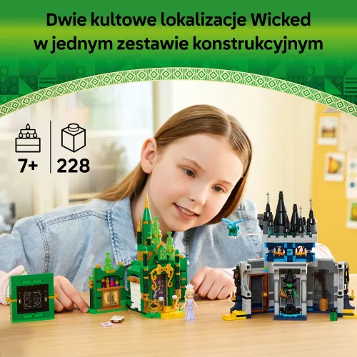 Конструктор пластиковый LEGO Wicked 75689 Изумрудный город и замок Кьямо Ко
