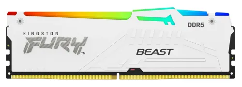 Pamięć RAM Kingston FURY Beast RGB DDR5 32GB (2 x 16GB) 6000 CL36 Biały