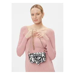 Chiara Ferragni bag 75sb4ba2 alb / negru L02