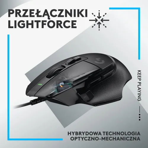 Myszka gamingowa Logitech G502 X Czarny