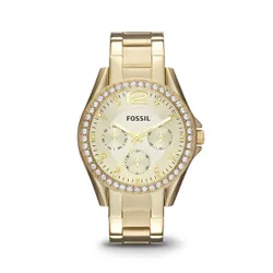 Fossil Riley ES3203 Gold / Gold Saati