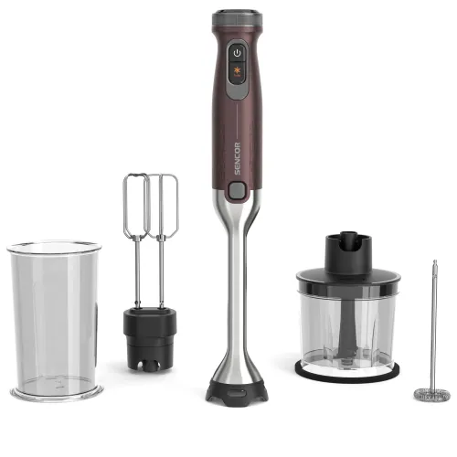 Blender Sencor SHB 5612WP 1500W Rozdrabniacz Końcówka do ubijania Spieniacz do mleka