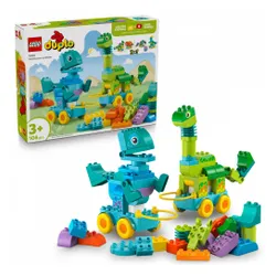 LEGO Klocki DUPLO 10451 3 w 1 Dinozaury na kółkach