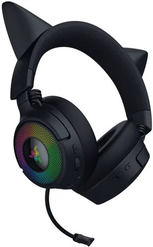 Słuchawki RAZER Kraken Kitty V3 Pro Czarno-zielony