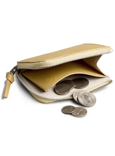 Кошелек Bellroy L-Pocket кожаный, горчичный