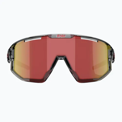 Okulary przeciwsłoneczne Bliz Fusion transparent dark grey/brow red multi