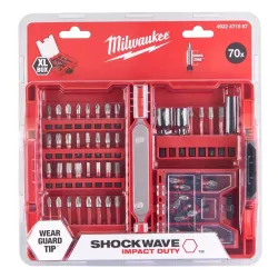 Milwaukee Shockwave Impact Duty XL Box Perküsyon Bit Seti (70 element)