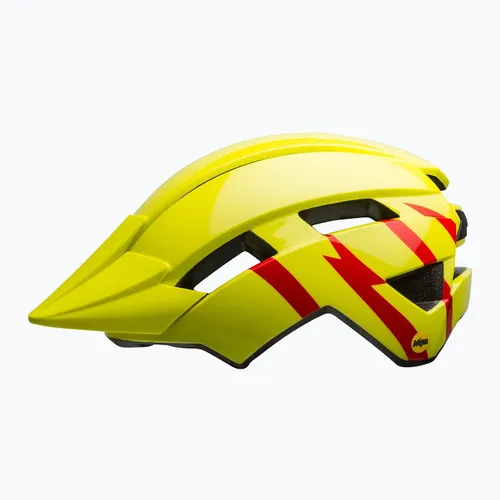 Kask rowerowy dziecięcy Bell Sidetrack II Jr gloss hi-viz/red