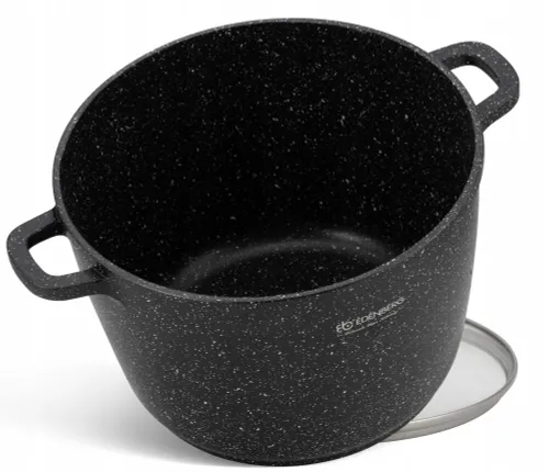 Garnek ceramiczny marmurowy kociołek głęboki wysoki 14l 32cm 8171