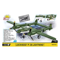 Cobi Klocki Klocki Lockheed P-38 Lightning 332 klocki