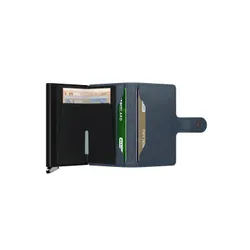 Кошелек Secrid Premium RFID Miniwallet Emboss Lines - teal