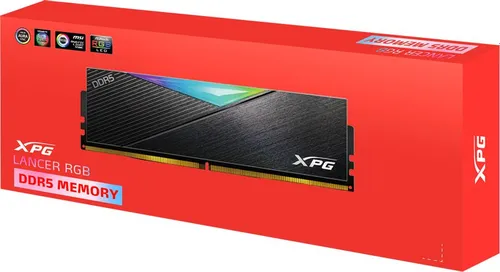 Pamięć ADATA XPG Lancer RGB, DDR5, 32 GB, 5200MHz, CL38 (AX5U5200C3816G-DCLARBK)